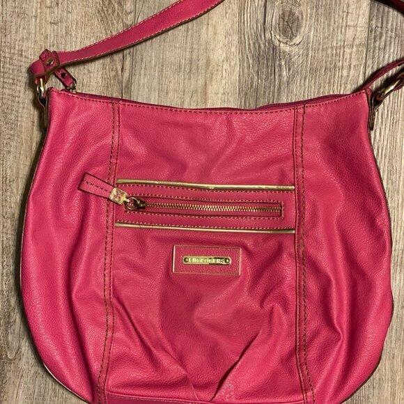 Kim Rogers Pink faux leather shoulder bag. Great pre-owned condition. - Picture 1 of 16